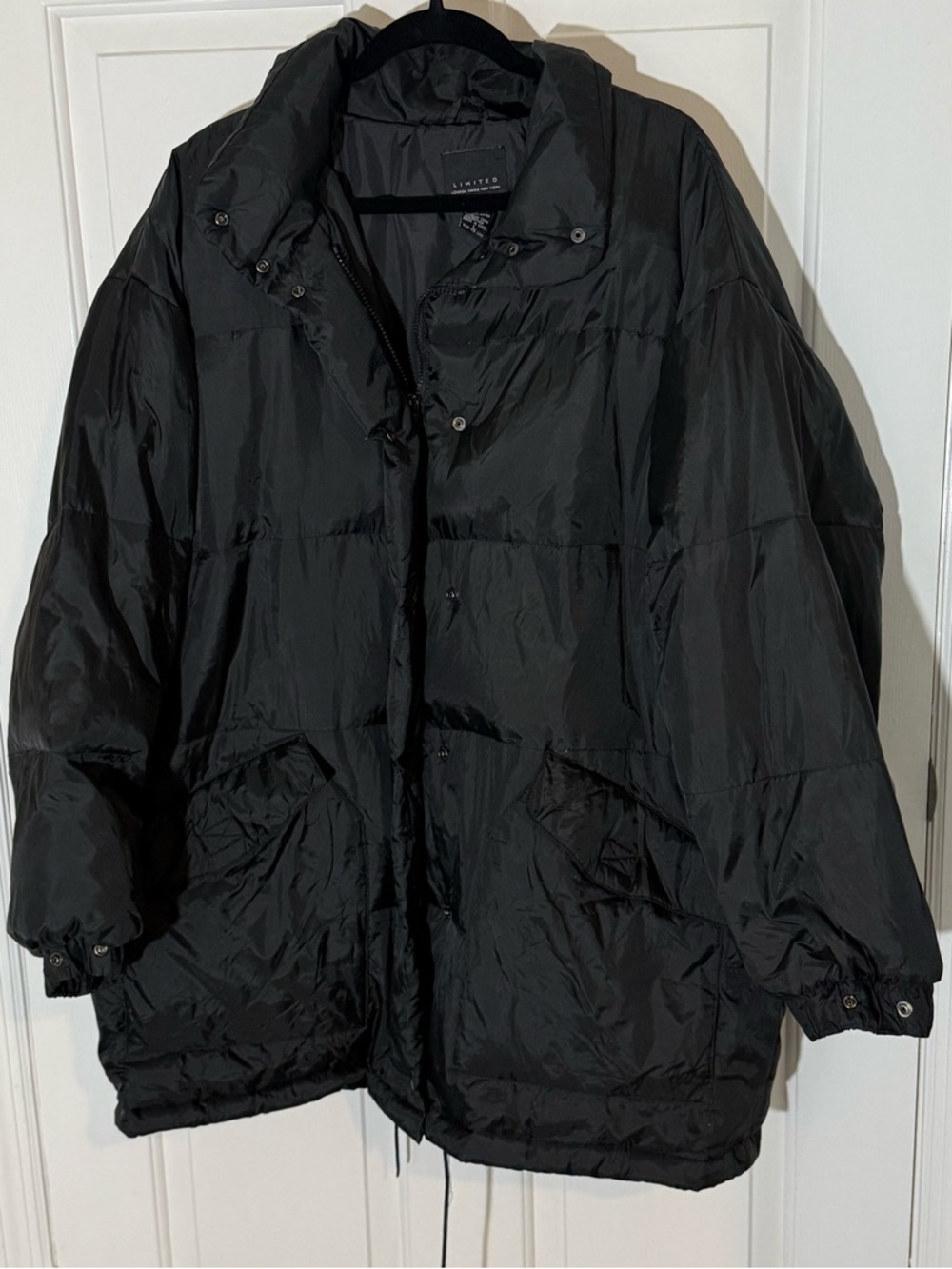 Mens XL The Limited Black Down Puffer Coat